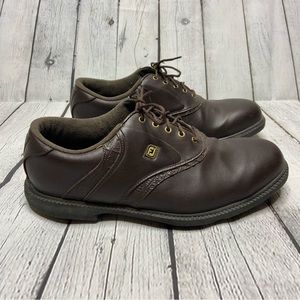 FOOTJOY FJ Originals Golf Shoes Brown Oxford Spikes Men’s Size 10.5 M 45356